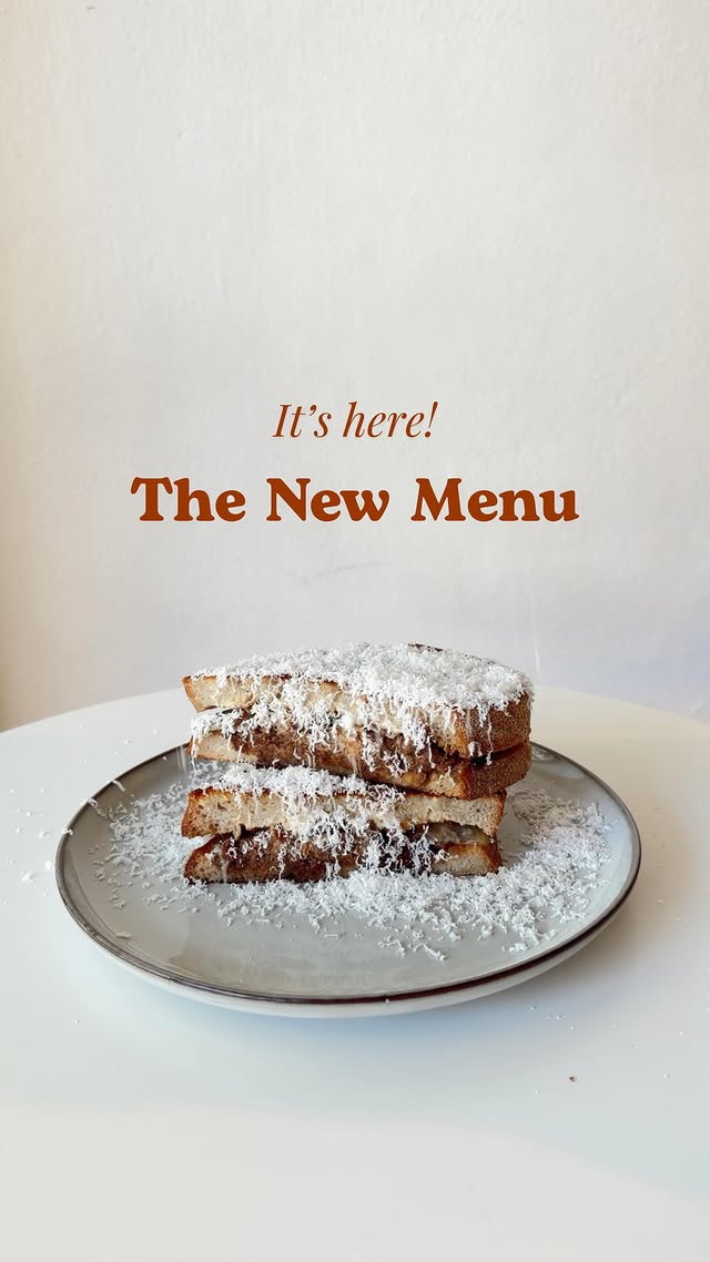 New menu announcement