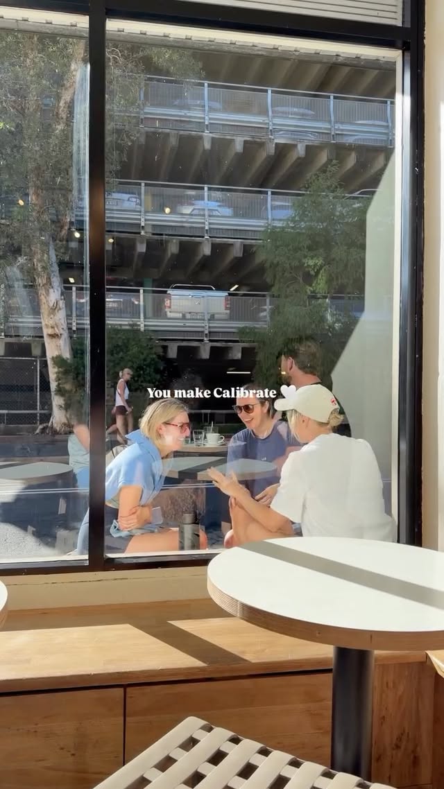 Customers enjoying coffee at Calibrate