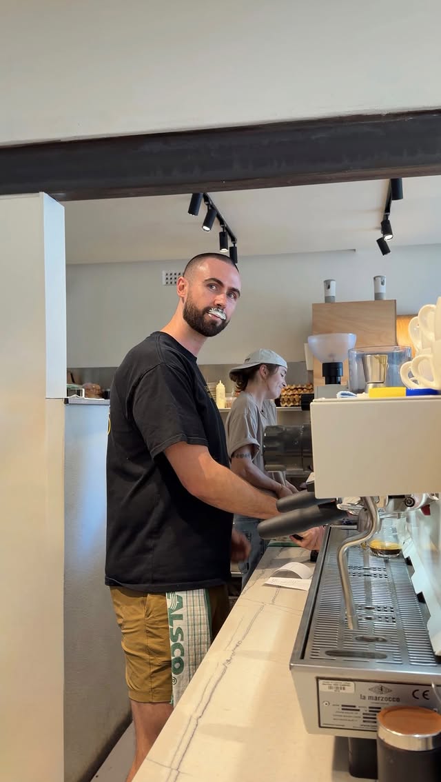 Barista at Calibrate Coffee
