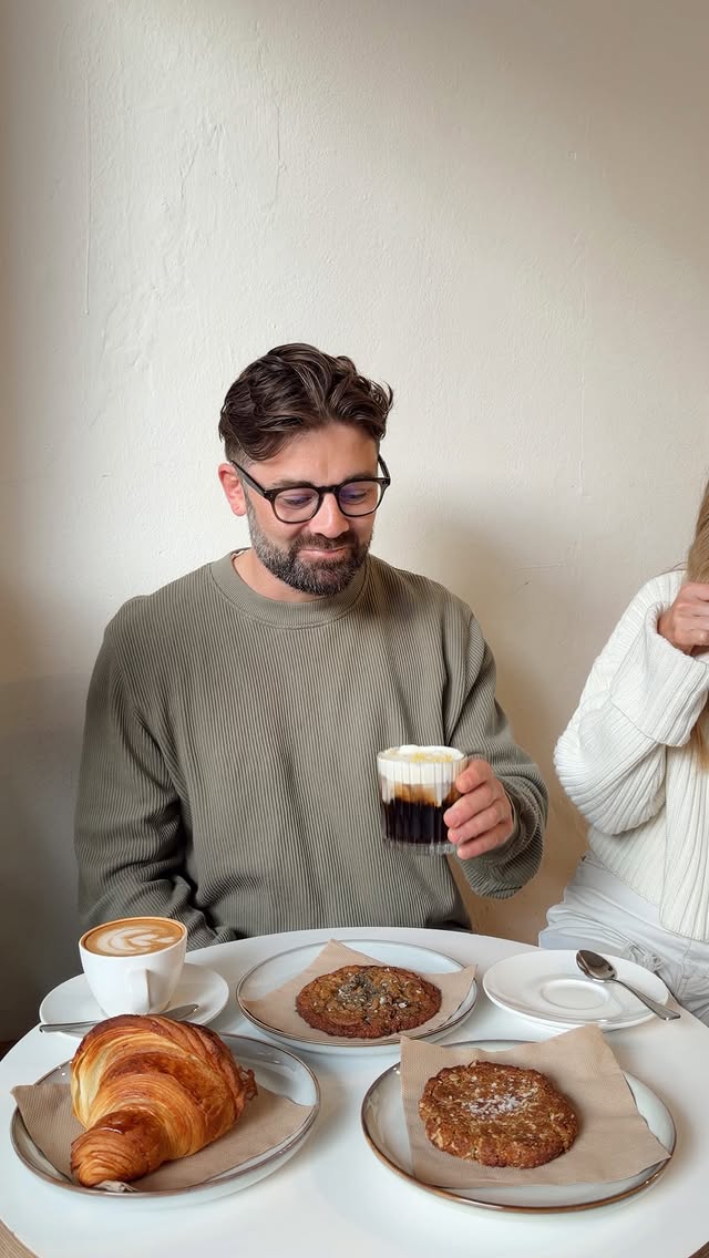 Coffee and pastries at Calibrate